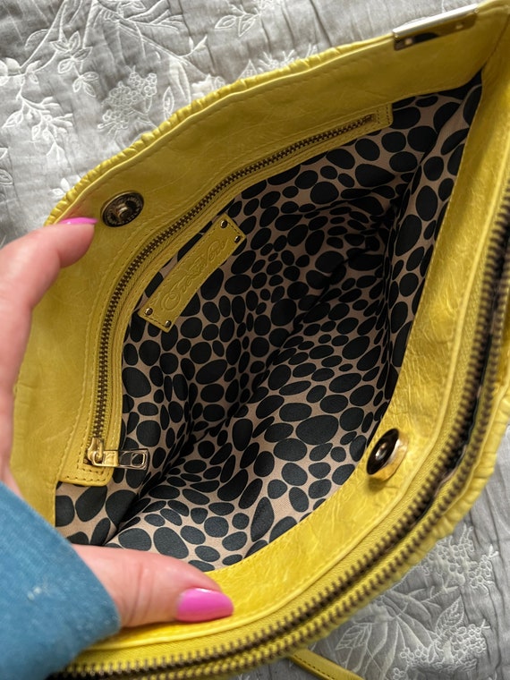 Stunning Buttery Italian Leather TRE VERO Handbag… - image 6