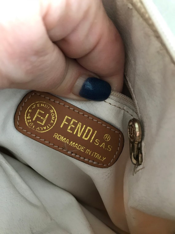 Disco Era Vintage FENDI SAS Authenticated Handbag… - image 4
