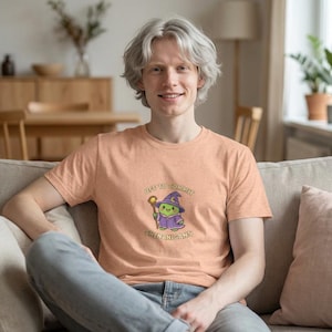 Wizard T-Shirt, Funny Magic Graphic Tee, Fantasy Meme Apparel