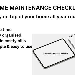 Professional UK Home Maintenance Checklist Bundle | Seasonal Damp & Mould Prevention Logs | Digital Download PDF