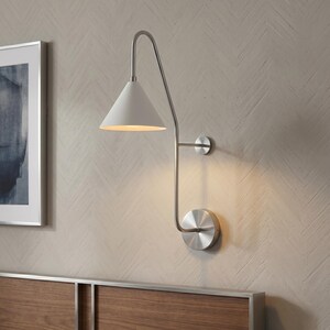 Modern Brass Swing Arm Wall Sconce – 29 Adjustable Reading Lamp Fixture