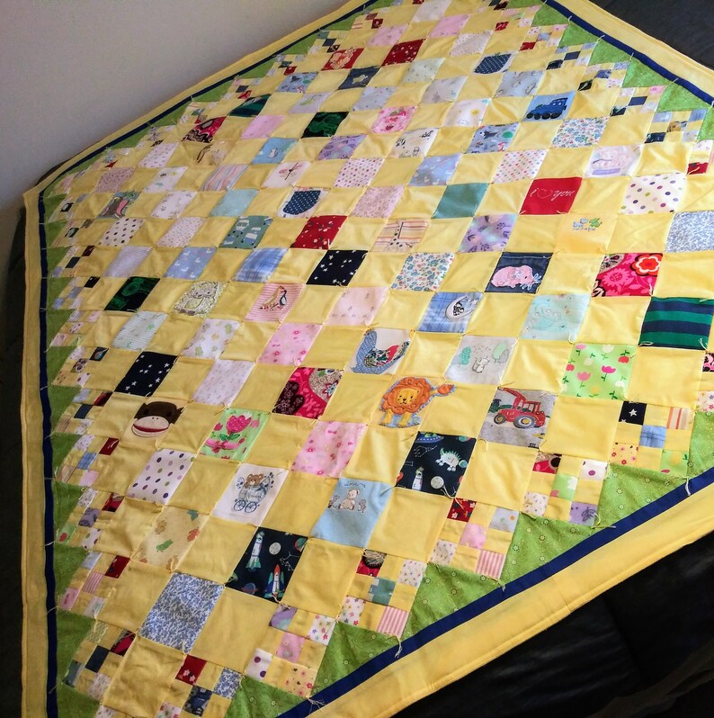 Memory Quilt Made From Your Baby's Clothes or Loved Etsy