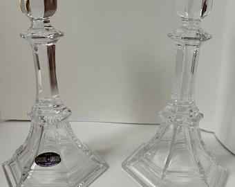 Vintage Avon 24% Leaded Crystal Candlesticks