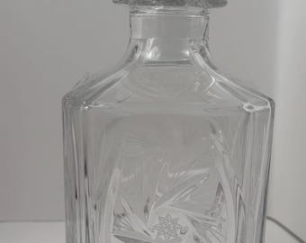 Vintage Bohemian Crystal Decantor