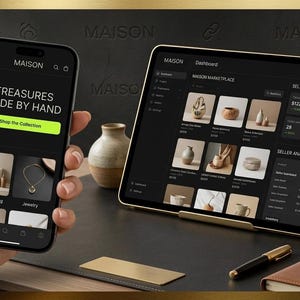 Maison Luxury E-Commerce Web App Template | Marketplace Broncode (Digitale Download)
