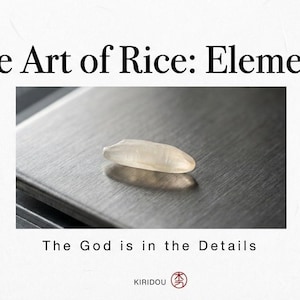 The Art of Rice Elements: Storage, Preparation Theory Guide (PDF)