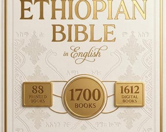 De complete Ethiopische bijbel in het Engels – met Apocrypha, Enoch & Jubilees hardcover edition