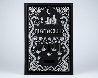 Gotische-romantische roman | Donker boek met handomslag (geboeid)