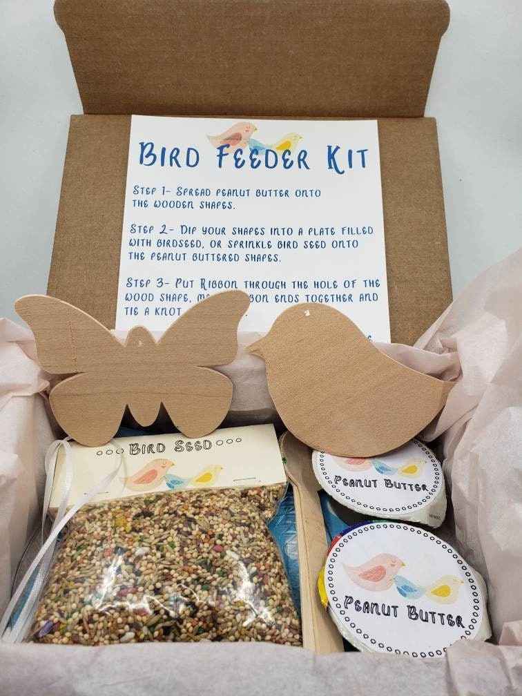 DIY Children's Bird Feeder Kit, Kid's Craft Activity Kit, Busy Kit -   Canada