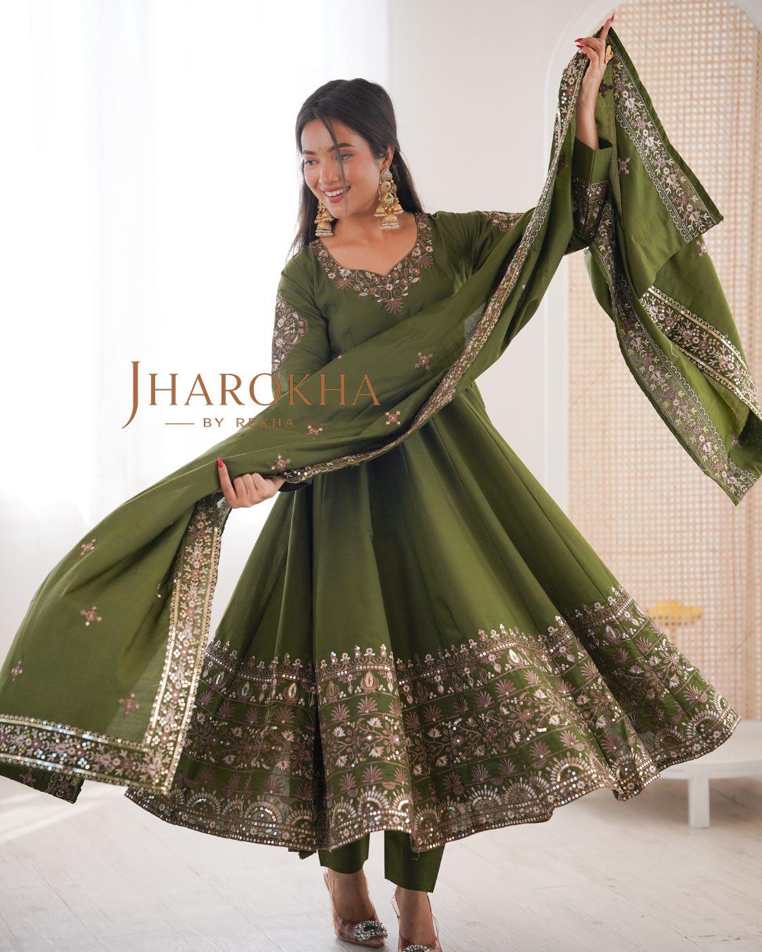 Green Gown Dupatta - Etsy Green Gown Dupatta - Etsy