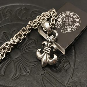 Chrome Hearts Fleur Pendant - Etsy