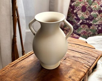 Amphora Vase Greek Decor Antique Dried Flowers Waterproof 3D Print Living Room Gift