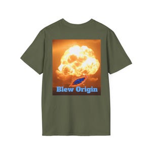 Blue Origin Explosion T-Shirt | Space Rocket Launch Shirt