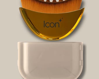 Icon Lymphatic Contour Face Brush – Reduces Puffiness & Restores Definition  (Gold)