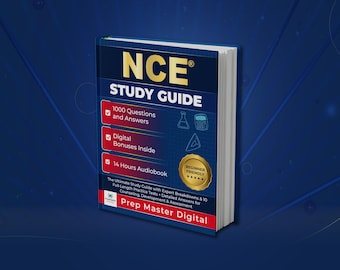 Guida di studio NCE - Preparazione all'esame nazionale per consulenti - Appunti di ripasso LPC - Consulenza per la salute mentale - 1000 domande di pratica
