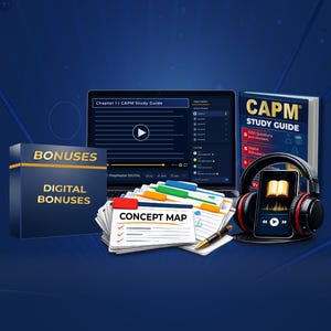 CAPM Ultimate Study Bundle | Project Management Exam | CAPM Course & Audiobook | PMI Prep | 1000 Questions and Bonuses
