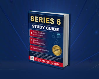 Manuale di studio per la Serie 6 / Preparazione all'esame di licenza FINRA per operatori di titoli / 1000 domande di pratica / Fondi comuni di investimento e conformità