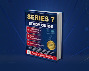Manuale di studio per l'esame Series 7 - Preparazione all'esame FINRA Securities - Appunti per la revisione dell'esame di agente di borsa - 1000 domande di pratica