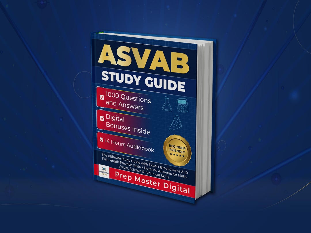 ASVAB Study Guide 2026 PDF | 1000 Practice Questions & Explanations ...
