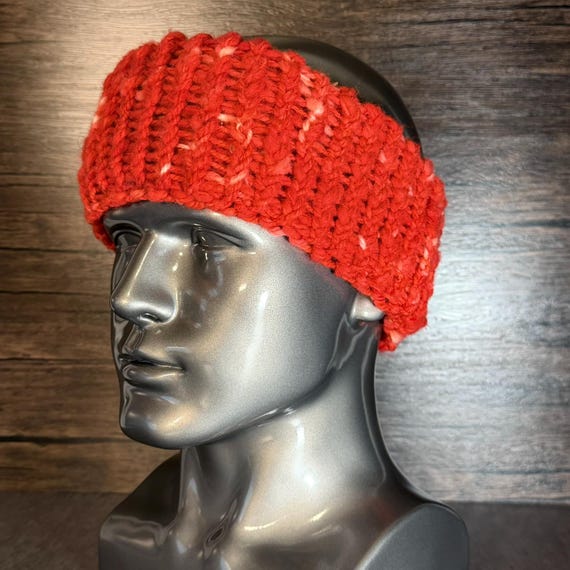 Handspun Finn Sheep Wool Head Wrap Rustic Artisan Earwarmer Cozy Natural Fiber Accessory