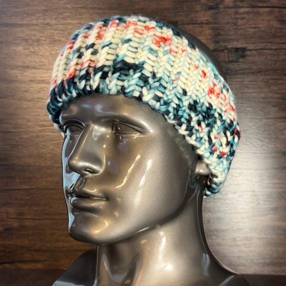 Winter Coast Knit Head Wrap Handmade Ocean Inspired Winter Accessory Soft Cozy Gift