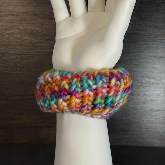 Rainbow Carnival Scrunchie Handmade Colorful Hair Accessory Pride Inspired Gift Vibrant Fashion