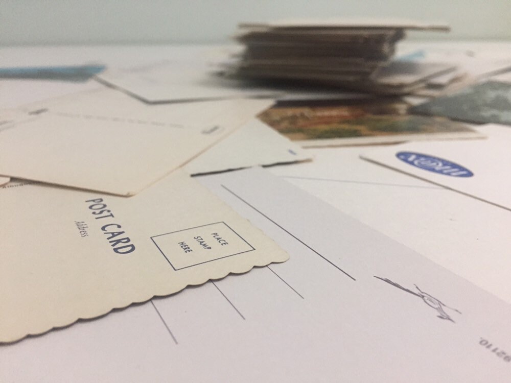 40 Blank Vintage Postcards Random Lot Unused Postcard Lot of | Etsy