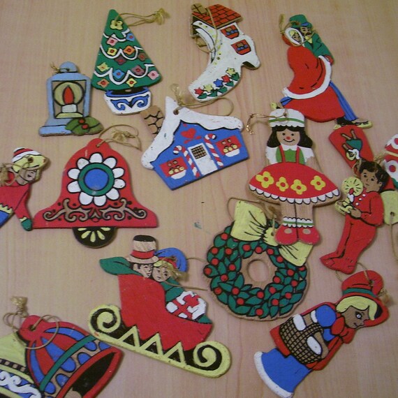 Wooden Christmas Ornaments Paint by Number Ornaments Etsy