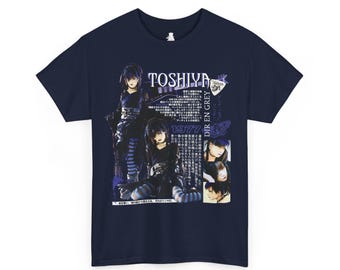 Toshiya Dir En Grey Vintage Visual Kei T-shirt, Japanese Rock Band