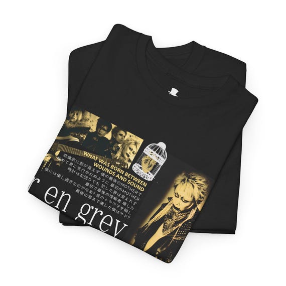 Dir En Grey Vintage Visual Kei T-shirt, Japanese Rock Band Graphic