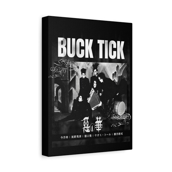 BUCK-TICK Canvas Wall Art, Visual Kei J-rock Band Decor, Japanese