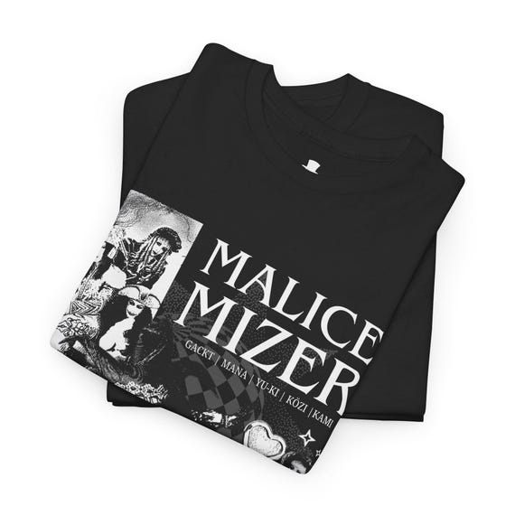 Malice Mizer Gackt Era T-shirt, Gekka No Yasoukyoku Lyrics Shirt