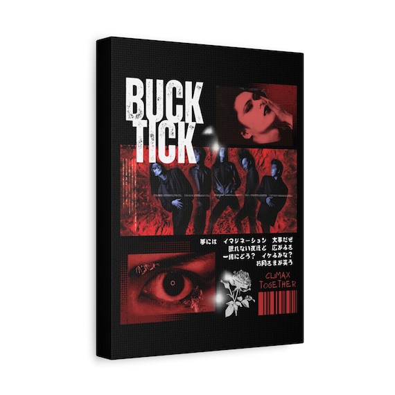 BUCK-TICK Visual Kei Canvas Wall Art, Japanese J-rock Band Decor