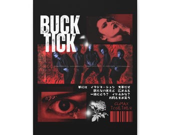 BUCK-TICK Visual Kei Canvas Wall Art, Japanese J-rock Band Decor