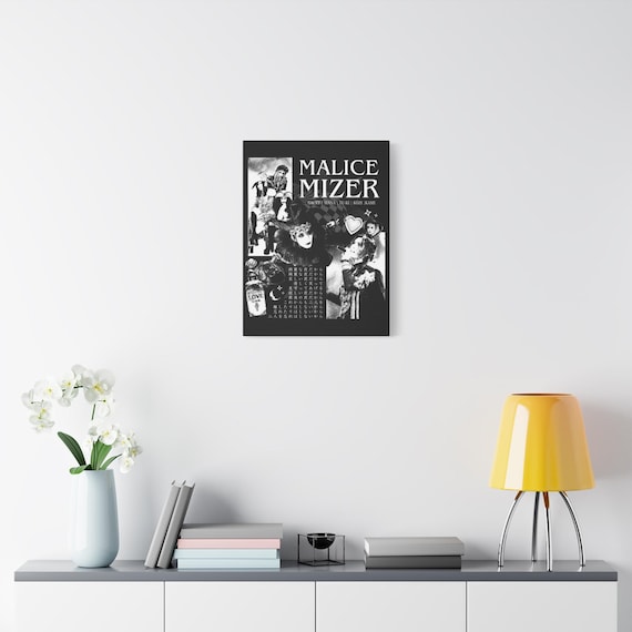 Malice Mizer Gackt Era Canvas Wall Art, Visual Kei J-rock Band