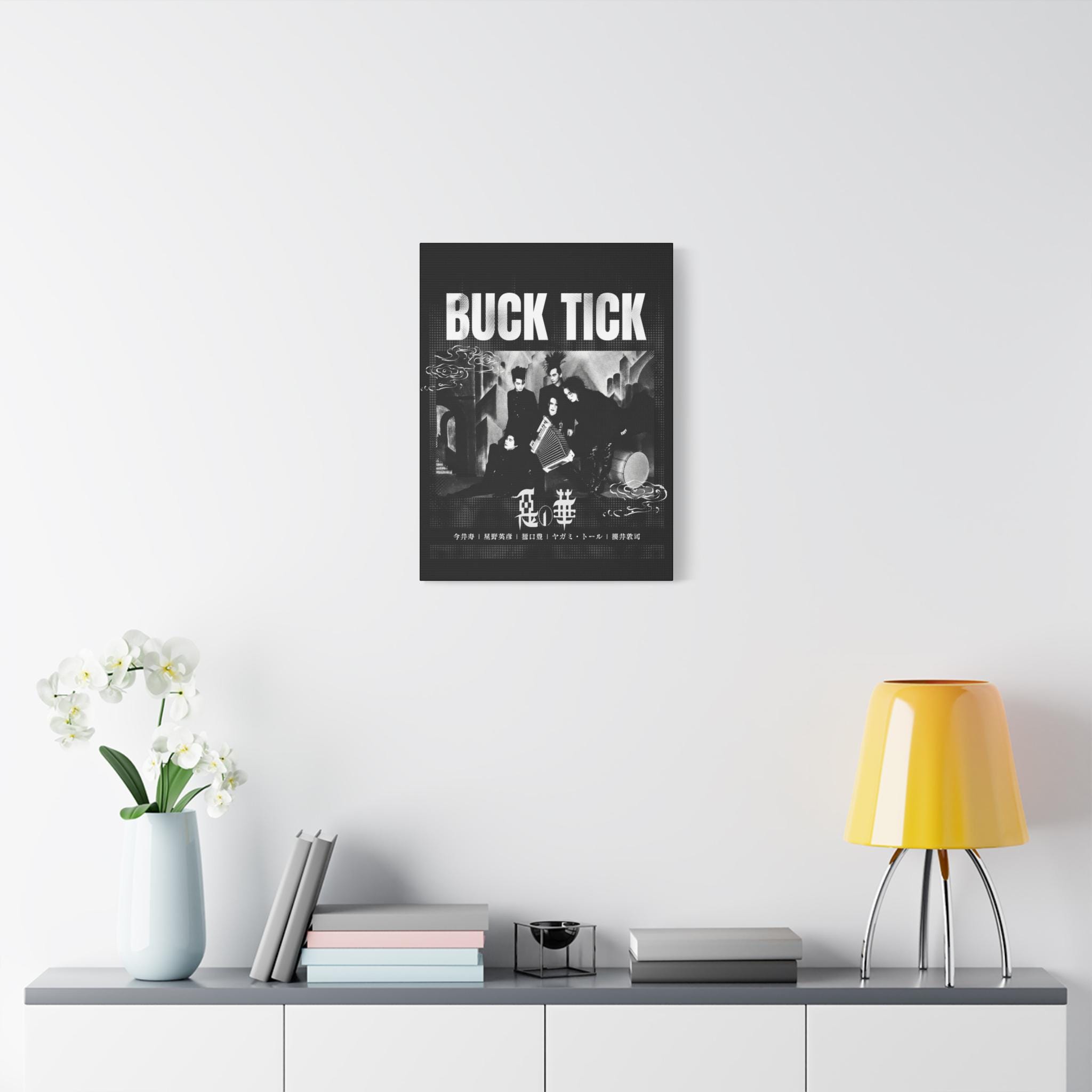 BUCK-TICK Canvas Wall Art, Visual Kei J-rock Band Decor, Japanese