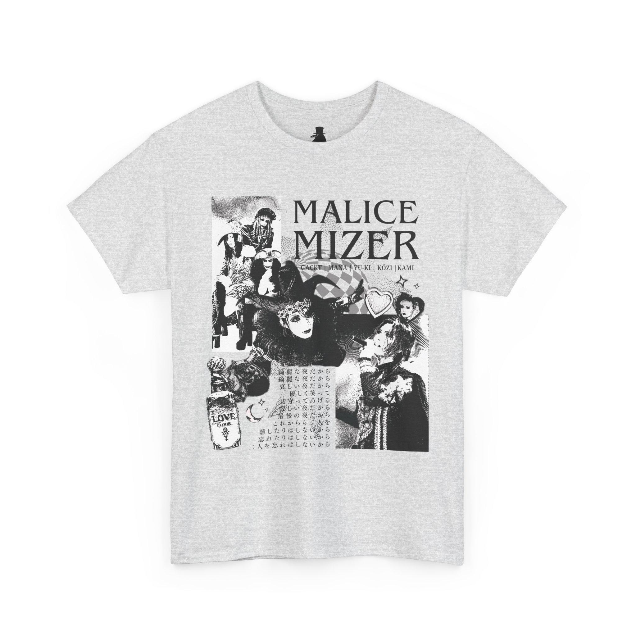 Malice Mizer Gackt Era T-shirt, Gekka No Yasoukyoku Lyrics Shirt