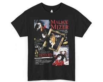 Malice Mizer Gackt Era T-shirt, Gekka No Yasoukyoku Lyrics Shirt