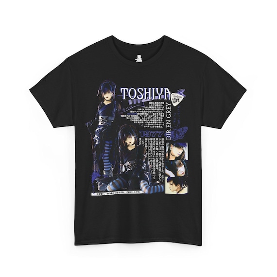 Toshiya Dir En Grey Vintage Visual Kei T-shirt, Japanese Rock Band