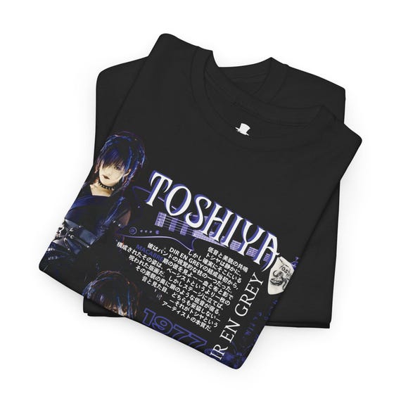 Toshiya Dir En Grey Vintage Visual Kei T-shirt, Japanese Rock Band