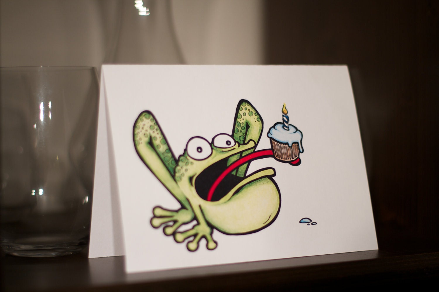 Odd Frog Birthday Card | Etsy