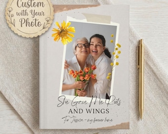 Custom Photo Journal for Mom – Roots and Wings Keepsake Memory Book