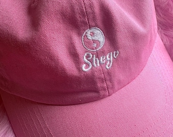 Shego Embroidered Pink Baseball Cap Hat