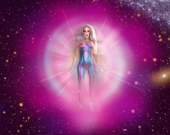 Digital Print Artwork by Drag Queen Artist Shego; "Dancing Dimensions"