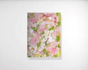 Original One of a Kind Painting by Artist Shego; "Flower Blossom"