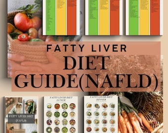 Fatty Liver Diet Bundle, NAFLD Recipes, Food List, Meal Boards (Digital Download)