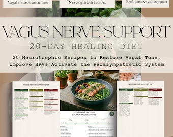 Vagus Nerve Support Diet: 20-Day Neurotrophic Recipes for HRV (PDF)