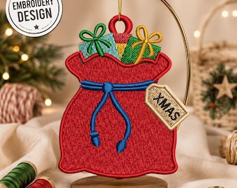 FSL Weihnachtsornament – Stickmuster, Maschinenstickdatei