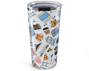 Gilmore-Trinkbecher „Fall“, 590 ml, inspiriert von Stars Hollow, Herbst-Kaffeebecher
