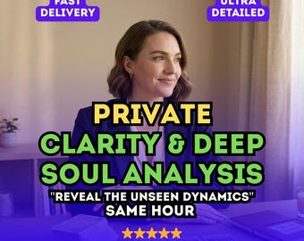 パーソナライズされたサイキックタロットリーディング、ディープソウル分析、スピリチュアルガイダンス、明晰性リーディング、人生の道筋の洞察、ミディアムアドバイス